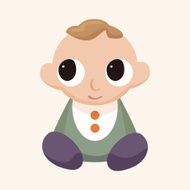 person character baby theme elements N65