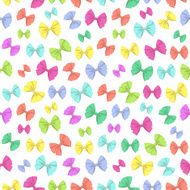 Seamless pattern with bows