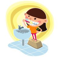 Brushing teeth N3
