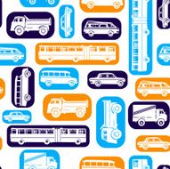 Seamless baby background with cars N2