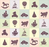 Seamless baby background N34
