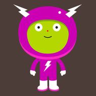 thunderbolt character costume kid