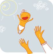 Happy motherhood