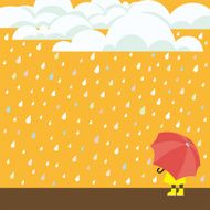 Raining