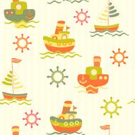 Seamless baby background N38