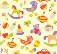 Seamless baby background N39