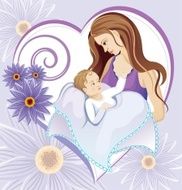 mother with infant