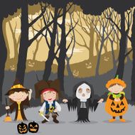 halloween night and kids costumes N2