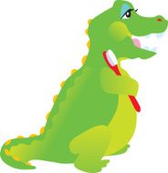 Toothbrush Crocodile
