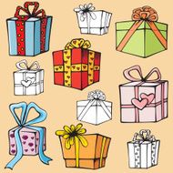 Gift Boxes XIV (Vector)