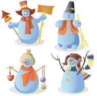 merry snowman