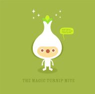 Another Magic Turnip Mite (vector veg thing)