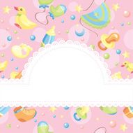 baby background illustration N2