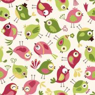 seamless birds pattern N2