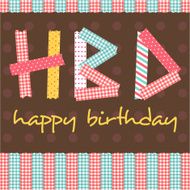 Happy Birthday card N16