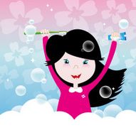 Girl Brushing Teeth N5