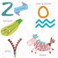 Very cute alphabet Z letter