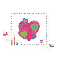 hearts greeting card