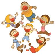 Children Jump