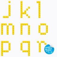 Pixel Block Alphabet N2