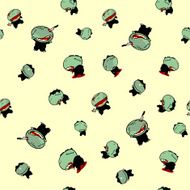 Seamless Halloween pattern