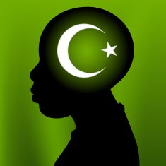 Young boy thinking about islam