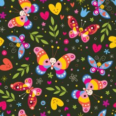 Butterfly seamless pattern N2
