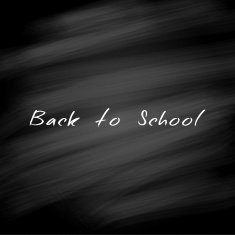 Back to School Black Chalkboard Background