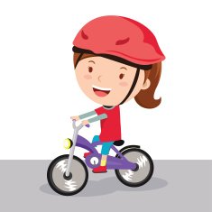 Girl Riding Bike N5