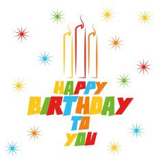 Cute Happy Birthday Card Template Editable