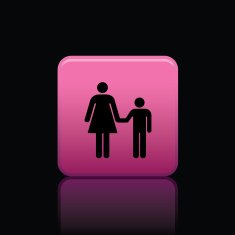 mon and son button icon