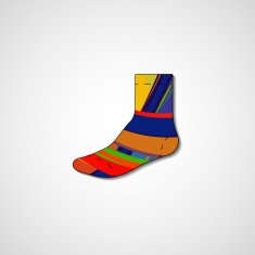 Abstract illustration on sock N17