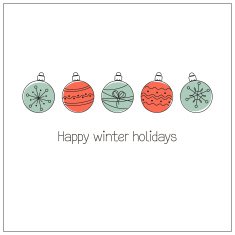 christmas balls N19