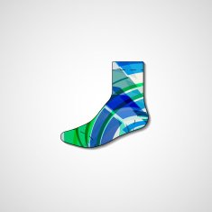 Abstract illustration on sock N24