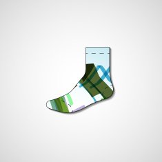 Abstract illustration on sock N26