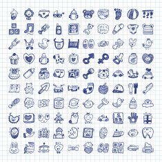 doodle baby icon N3