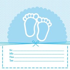 Baby shower card N24