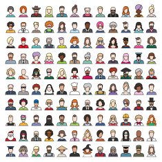 Characters icons
