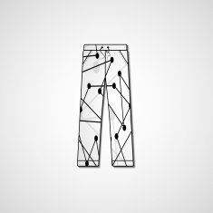 Abstract illustration on pants N24