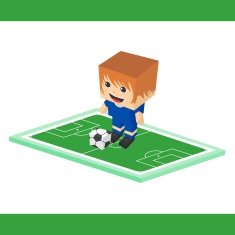 soccer cartoon character N7
