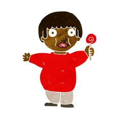 cartoon fat child N5