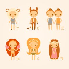 vector illustrations of zodiac signs N5