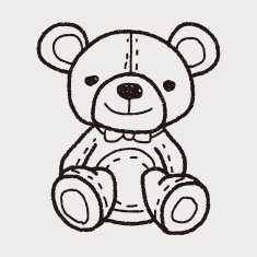 bear doodle N7