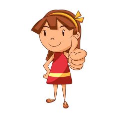 Girl Thumbs Up N2