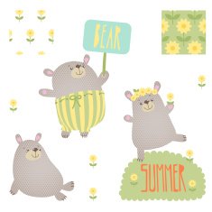 Cartoon bears N2