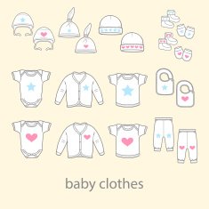 Baby fashion clothing fashion vector shirt illustration design wear N4