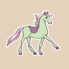 baby horse sticker