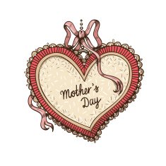 Frame with text for Mother's day N2