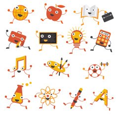 Education Characters Set