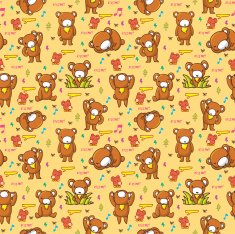 cute bear seamless pattern